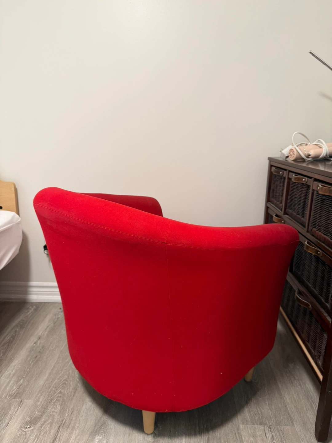 Red Accent Chair - photo 3
