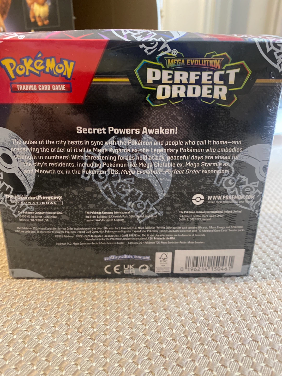Pokemon Mega Evolution Perfect Order Booster Box - photo 3