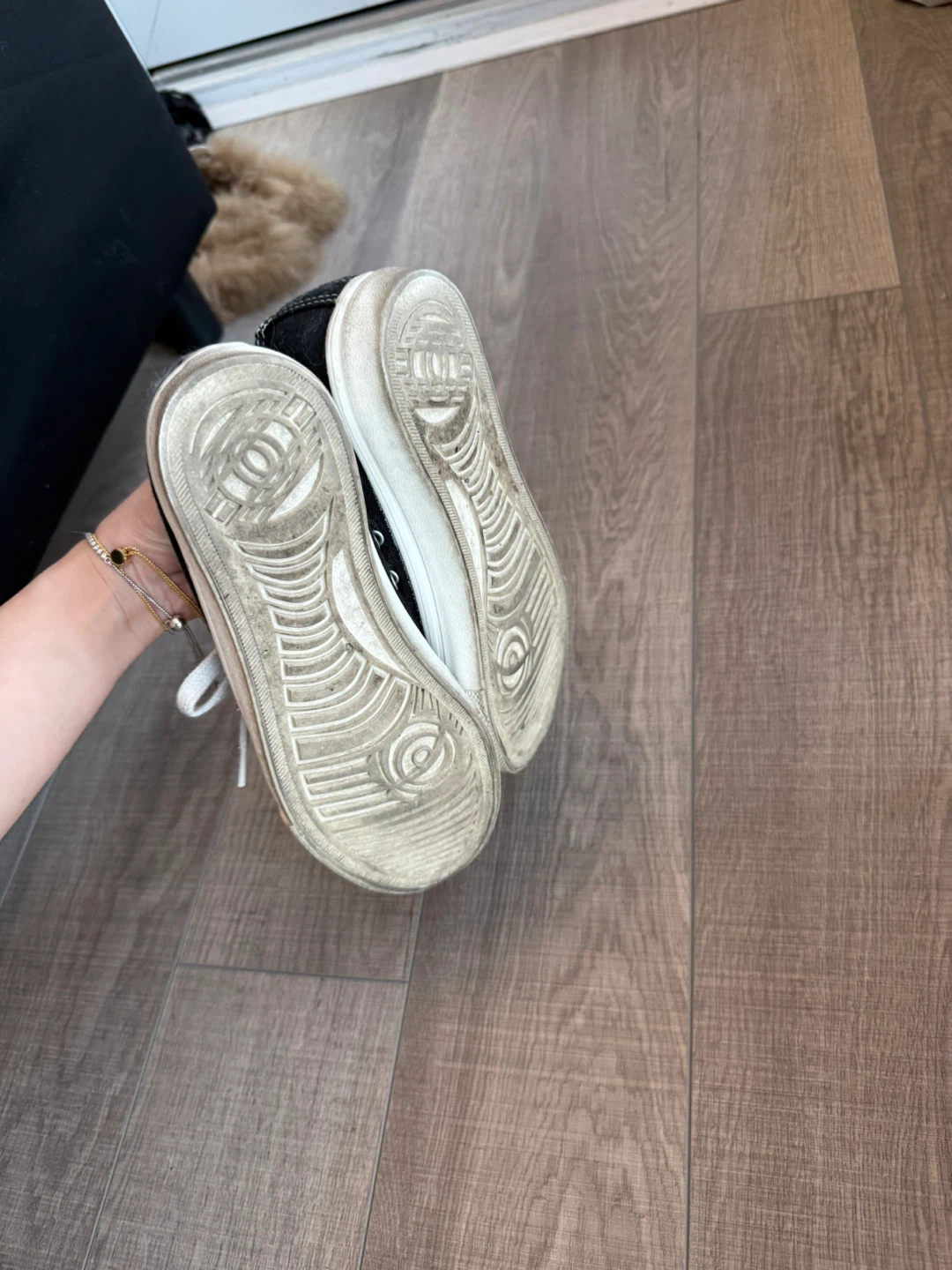 Muji Black Canvas Sneakers - photo 4