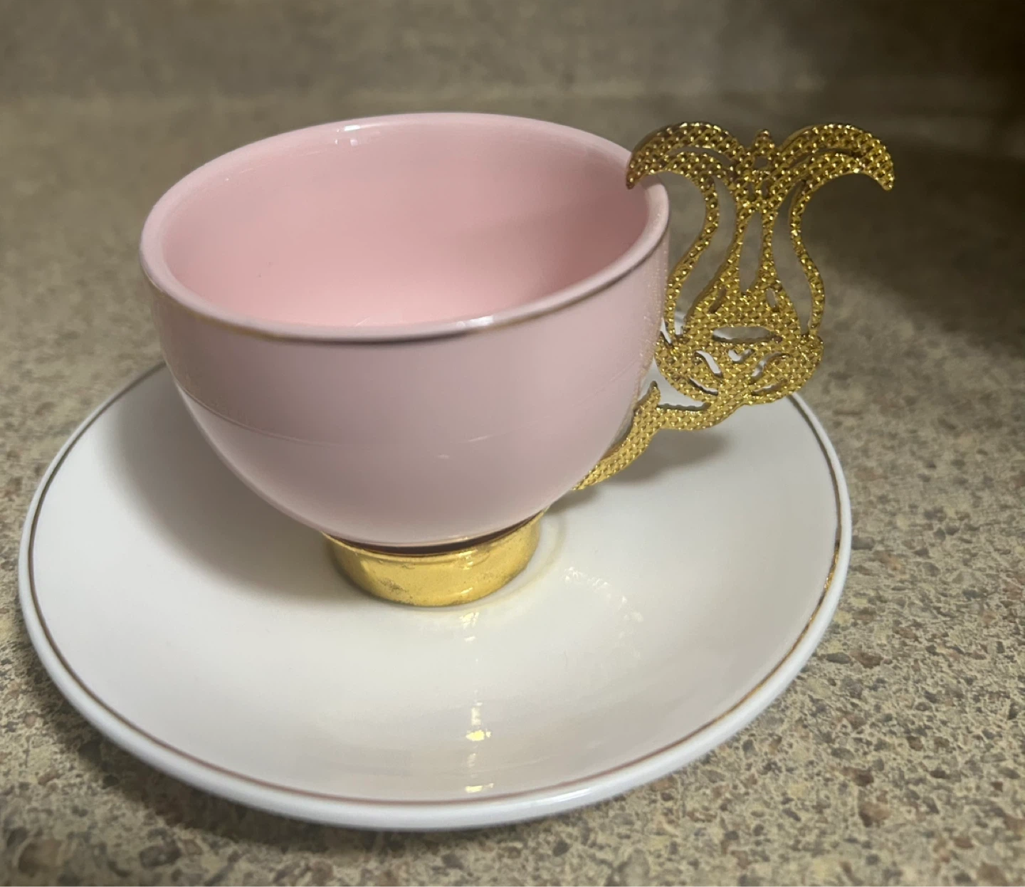 Set of 6 Coffee Cups and Saucers with Butterfly Design - photo 3