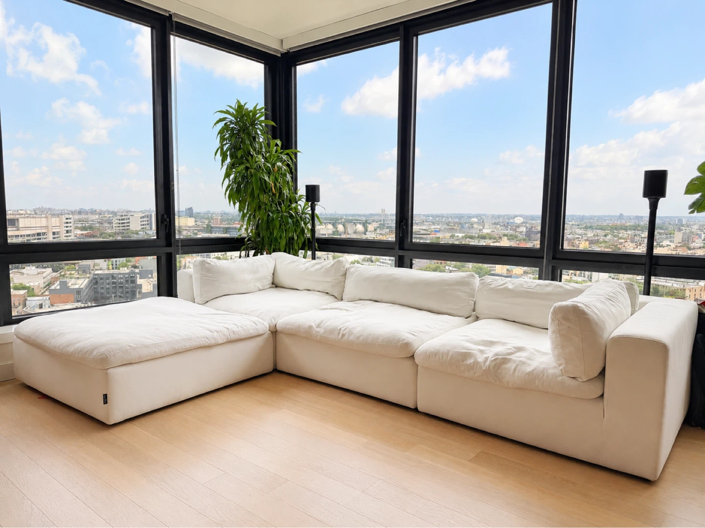 Bloom 4-Piece Modular Sofa White