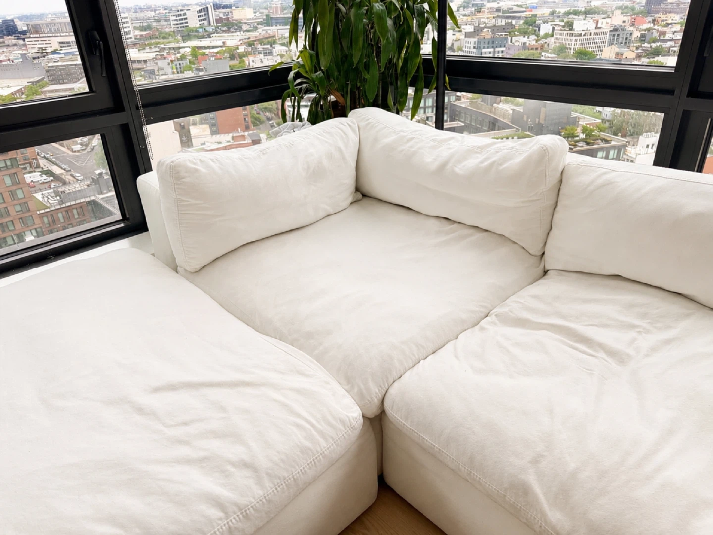 Bloom 4-Piece Modular Sofa White - photo 3