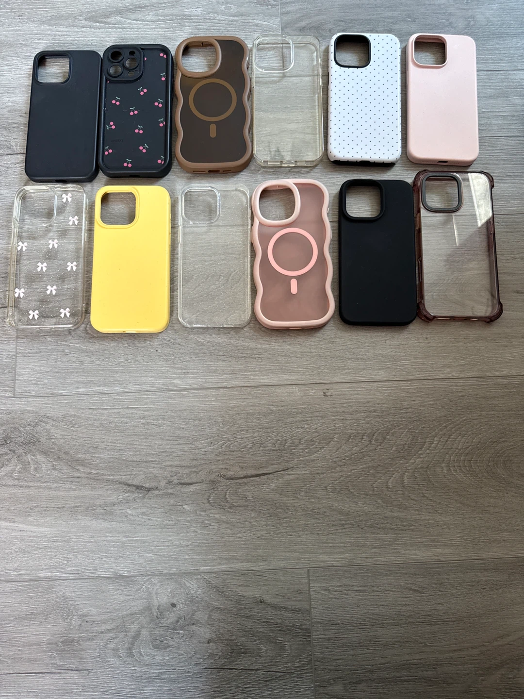 Assorted iphone 15 pro max cases