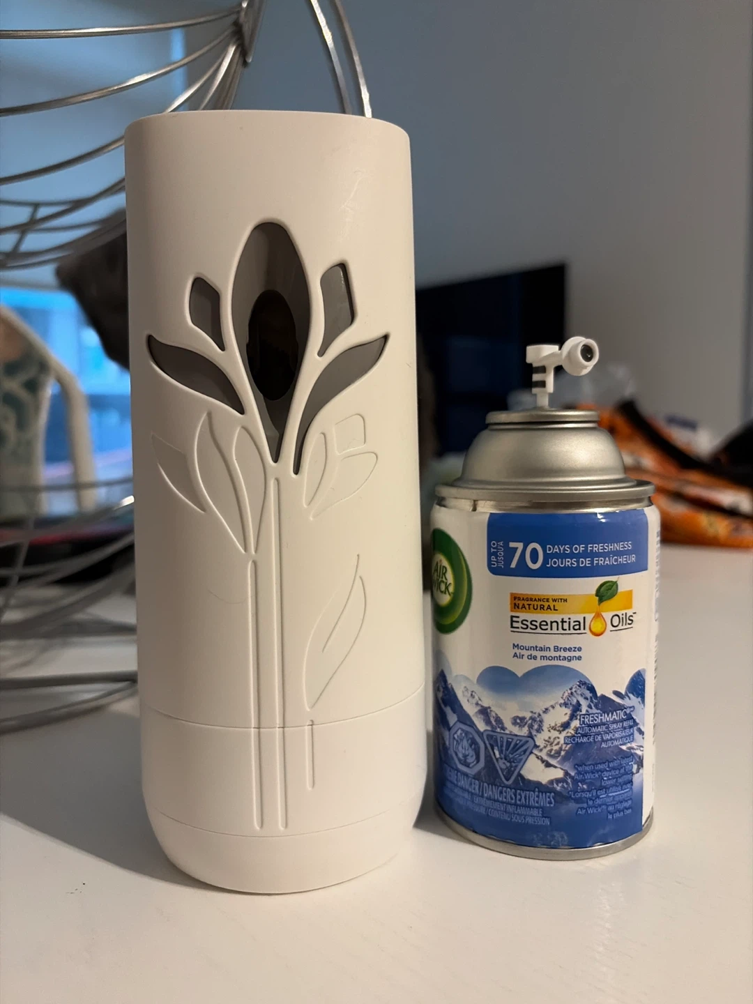 White Air Freshener Dispenser - photo 2