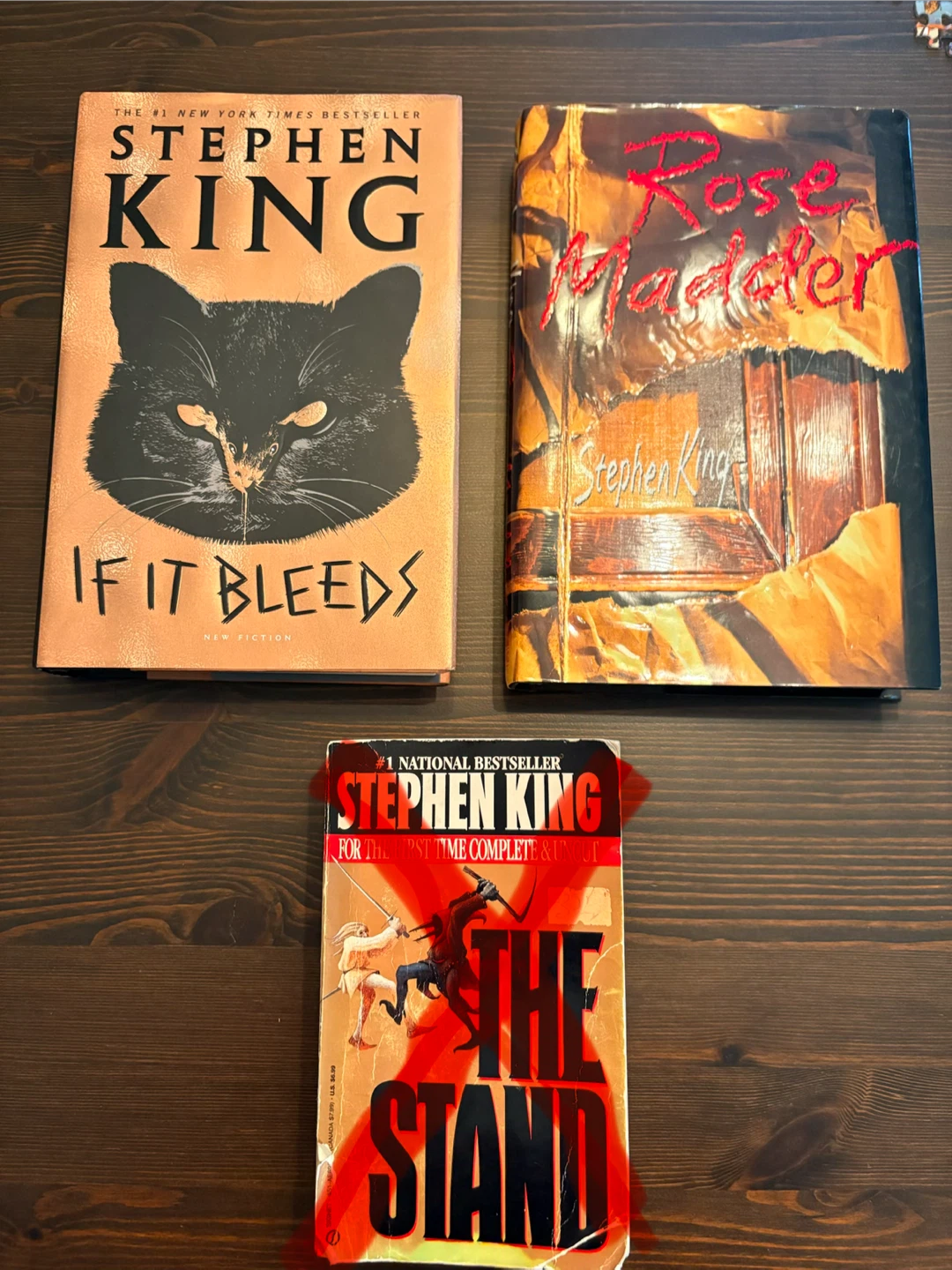 Stephen King Books: If It Bleeds, Rose Madder, The Stand