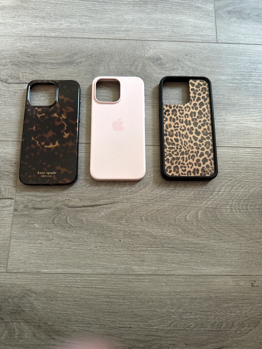 3 Phone Cases: Kate Spade, Apple, Wildflower