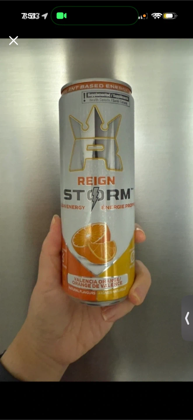 Reign Storm Valencia Orange Energy Drink