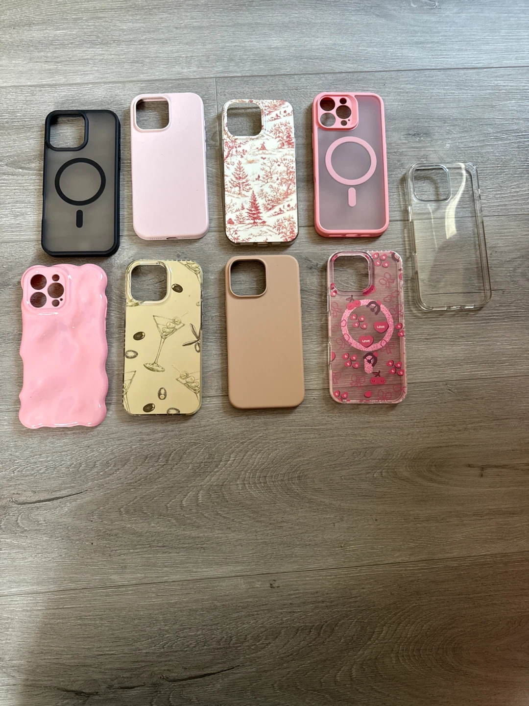 Assorted iphone 15 pro max cases