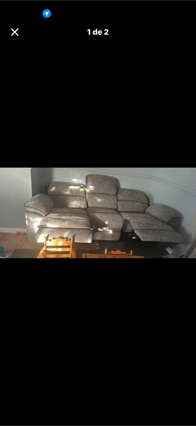 Juego de muebles reciclados