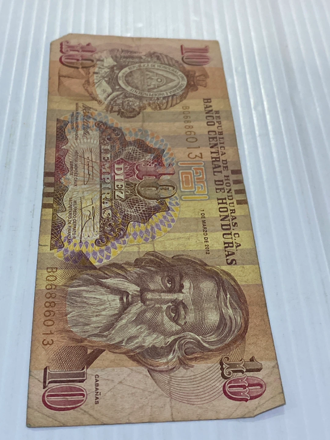 10 Lempiras Banknote - Honduras