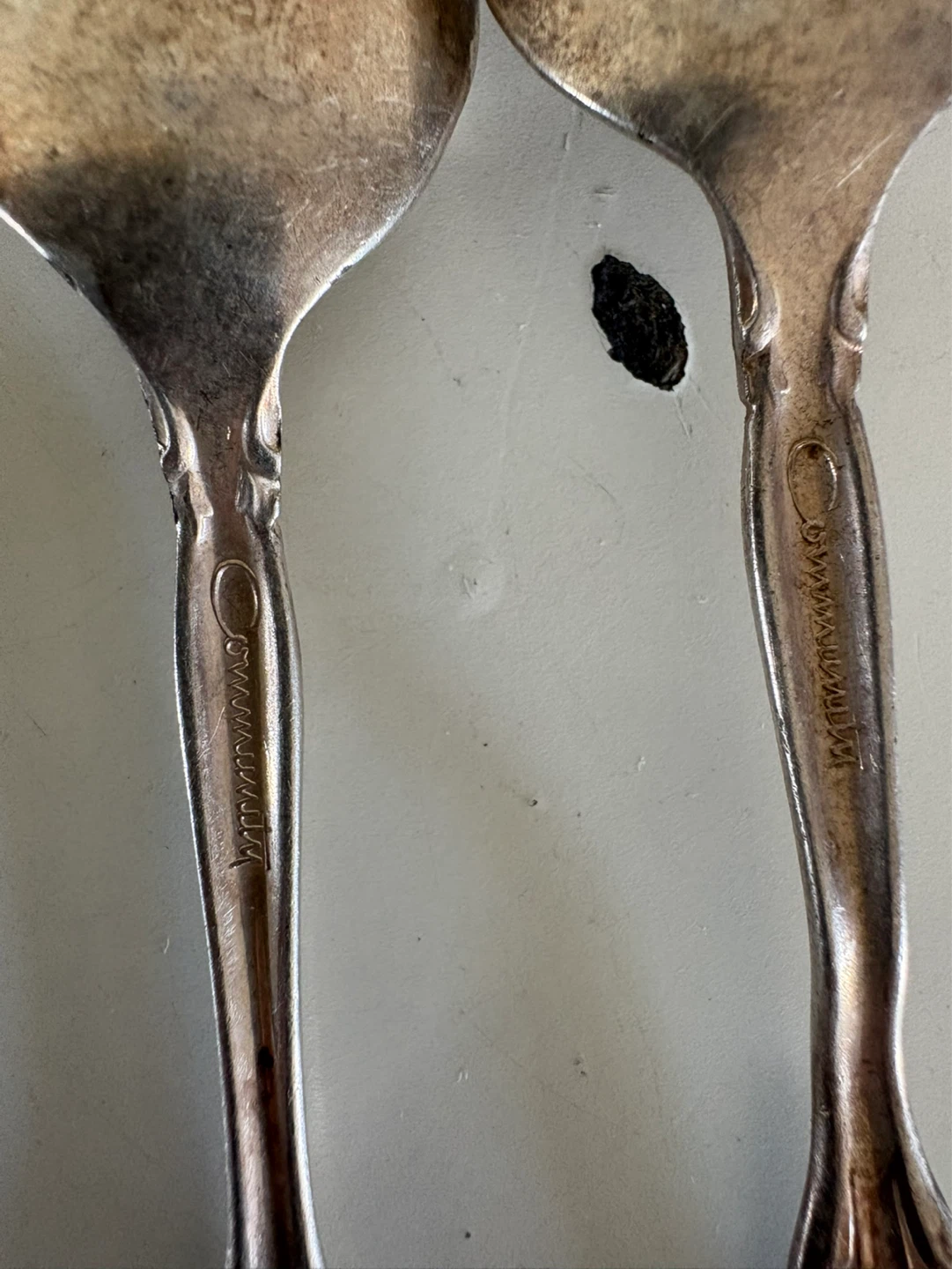 Ornate Silver Plated Fork and Spoons Set - photo 3