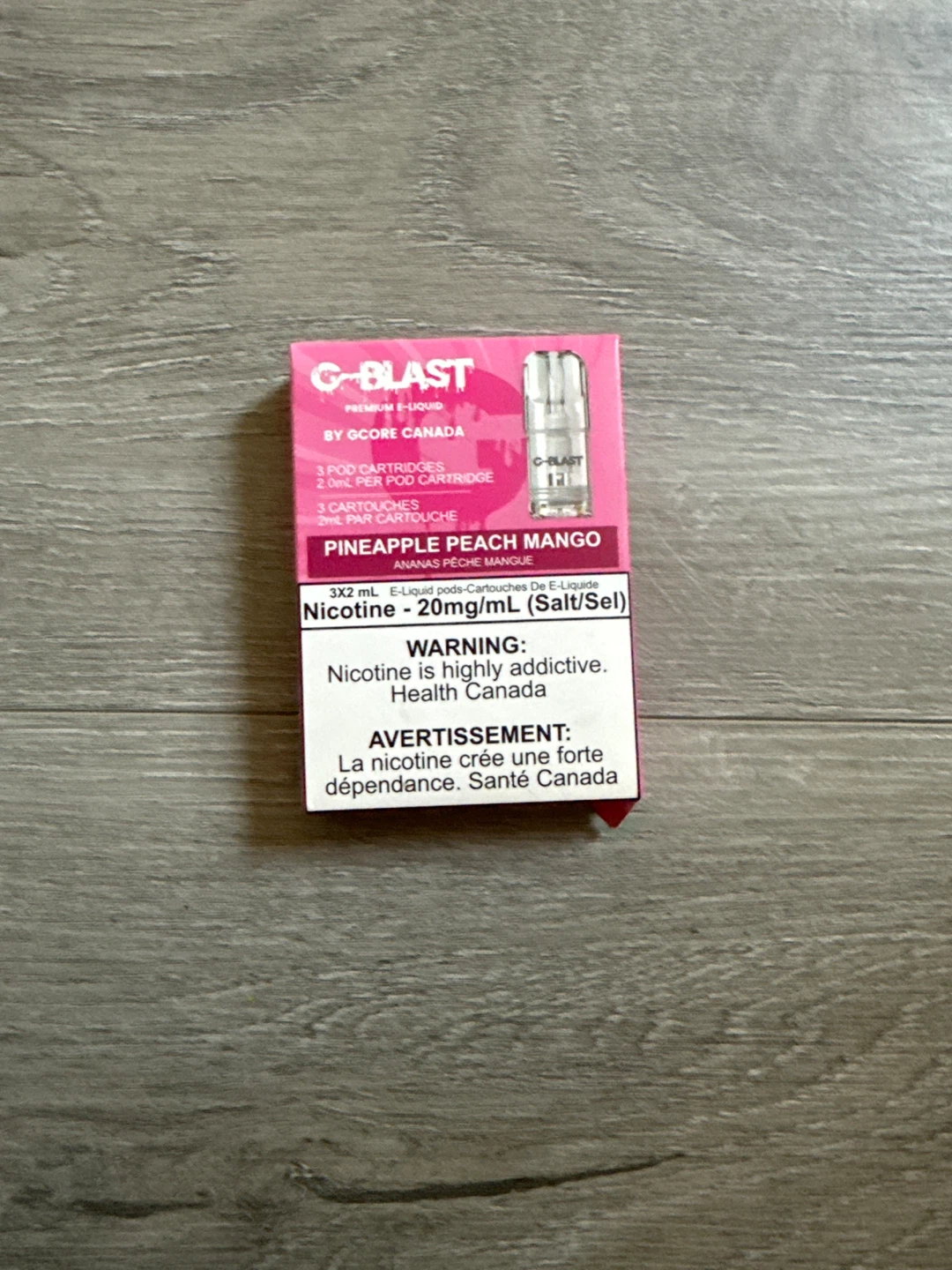 G-Blast Premium E-Liquid Pods - Pineapple Peach Mango (20mg/mL)