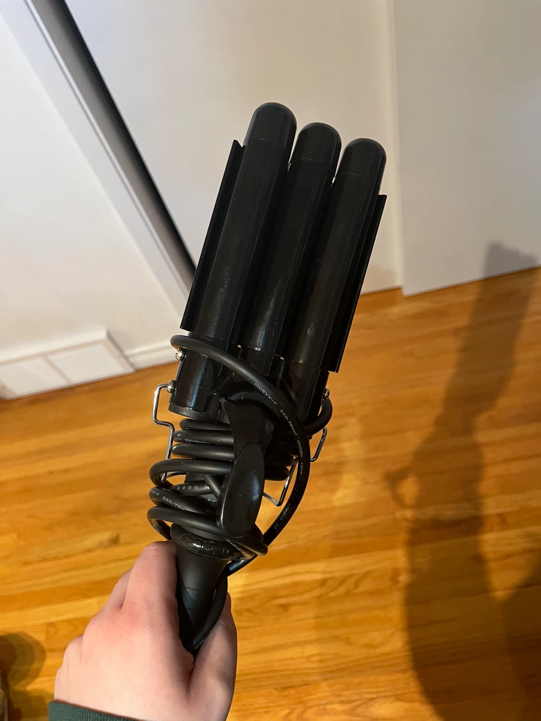 Black Hair Crimper 3 Barrel Waver