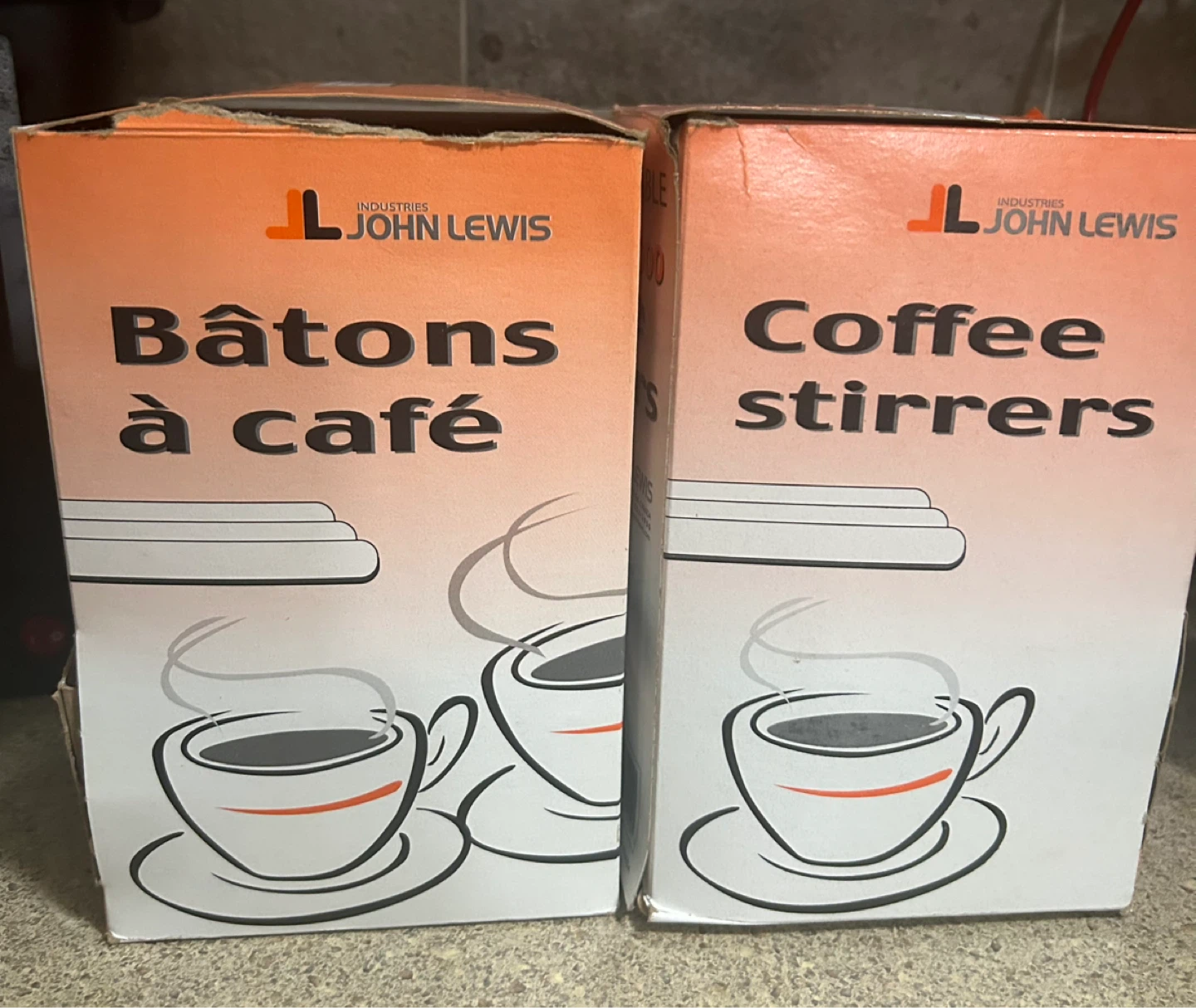 John Lewis Coffee Stirrers - Pack of 2 Boxes