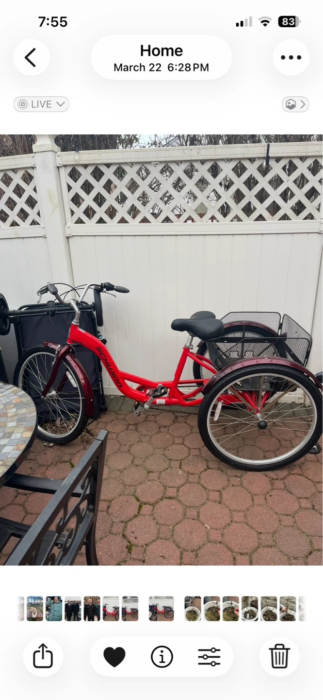 Red Schwinn Adult Tricycle - photo 3