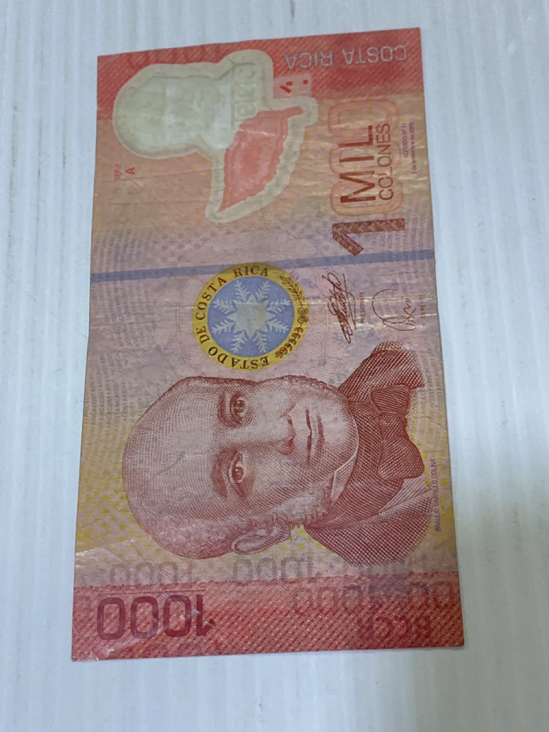1000 Colones Costa Rica Banknote - photo 2