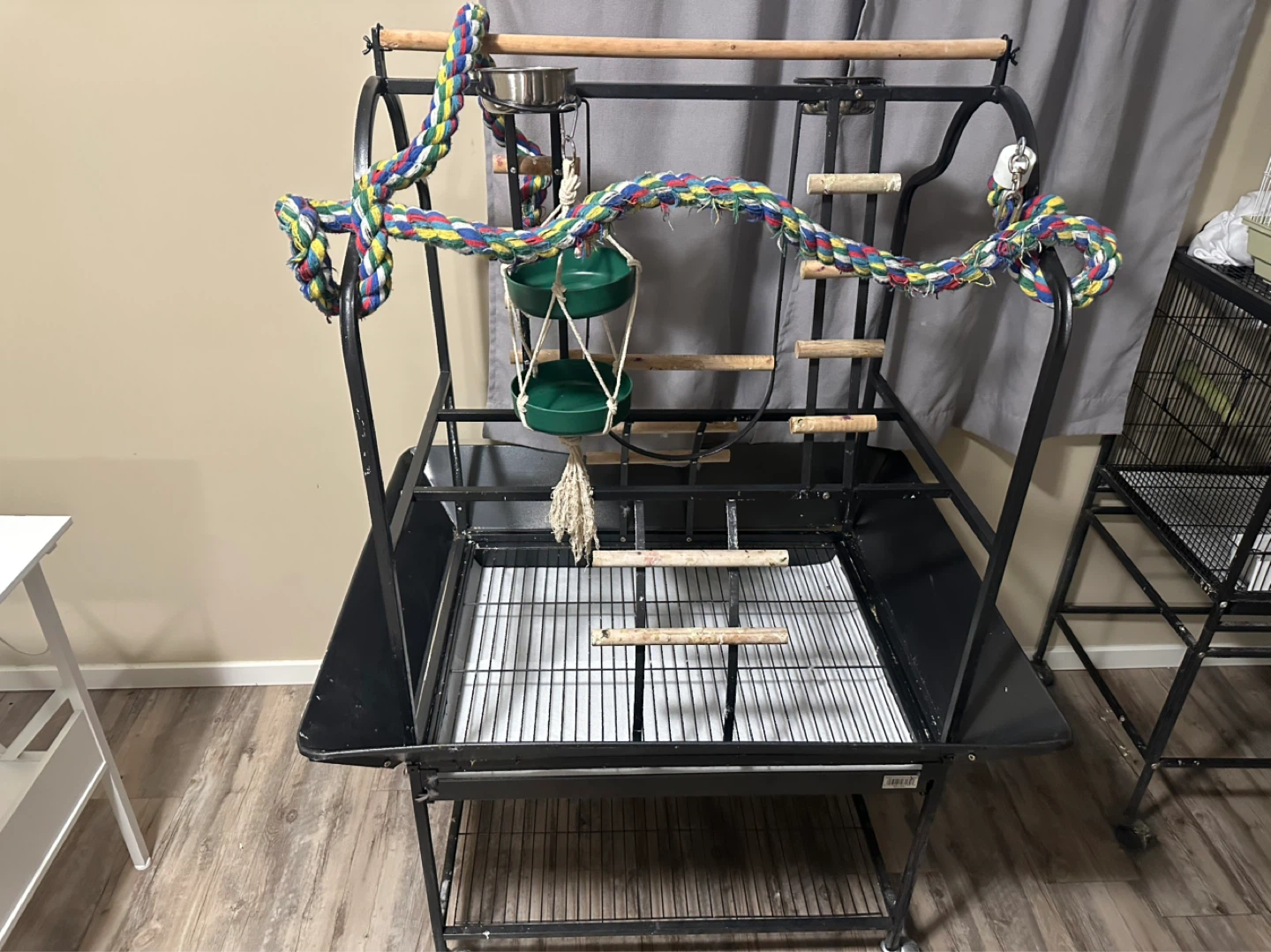 Large Bird Play Stand Perch Station - photo 2