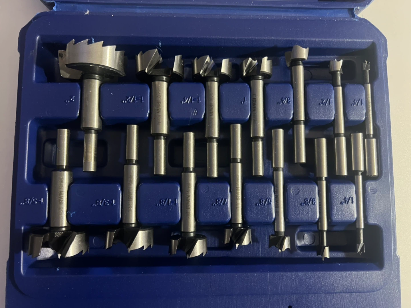 IRWIN MARPLES Forstner Bit Set - photo 2