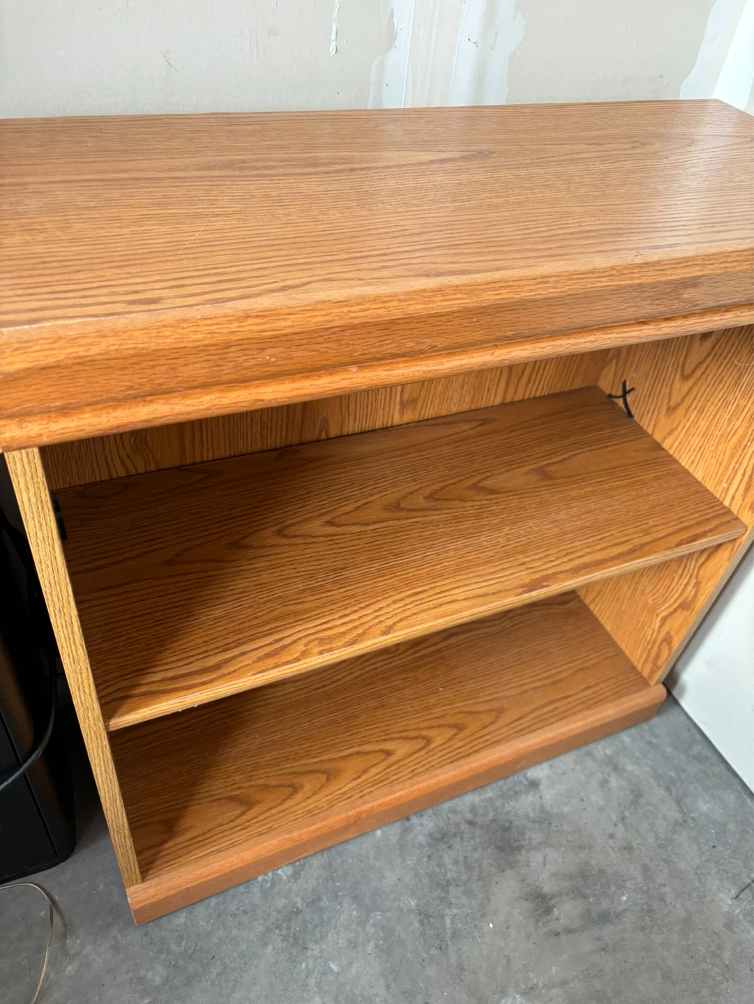 Oak 2-Tier Shelf Unit - photo 2