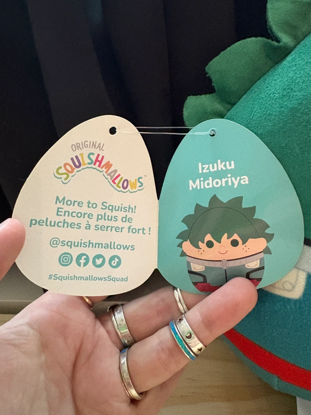 Squishmallows Izuku Midoriya My Hero Academia Plush - photo 4