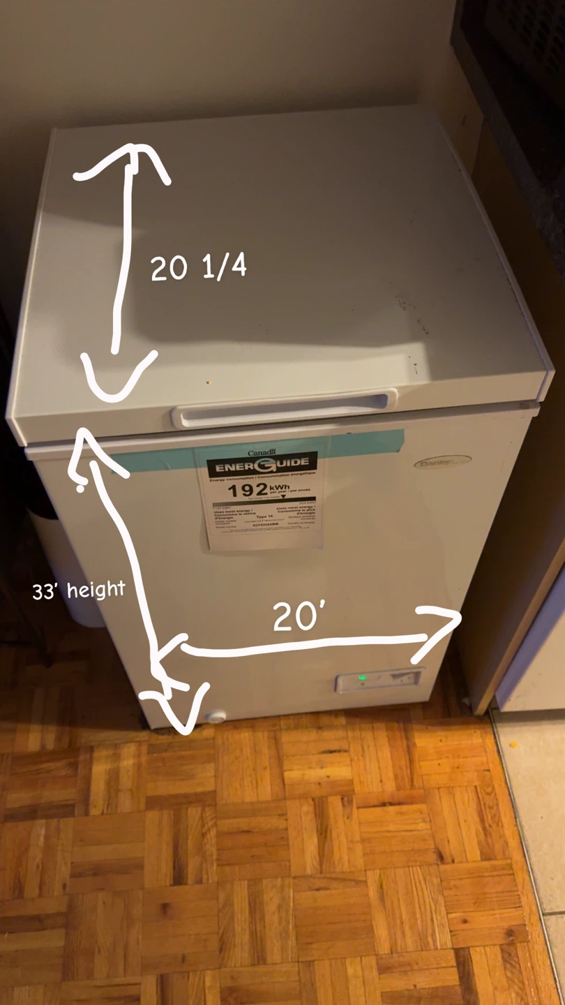 White Chest Freezer - photo 2