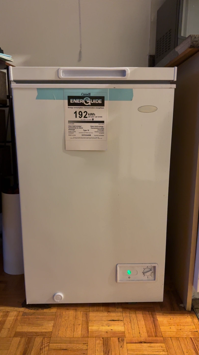 White Chest Freezer