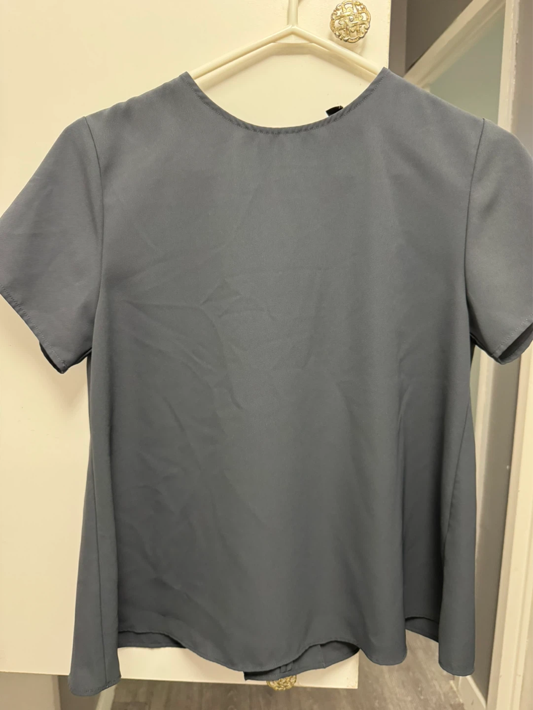 UNIQLO Women's Short Sleeve Top XS Grey - photo 2