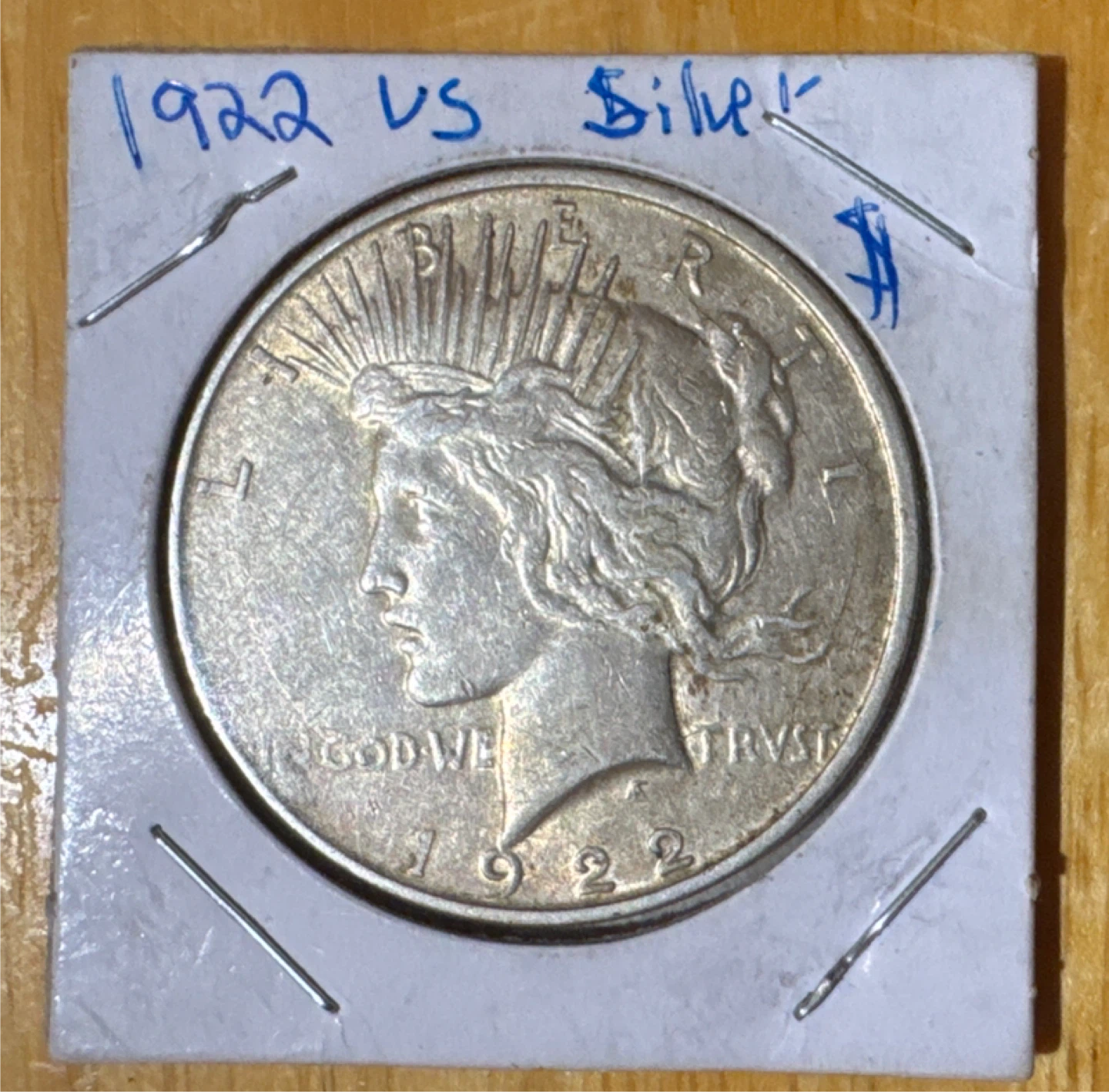 1922 US Silver Peace Dollar Coin