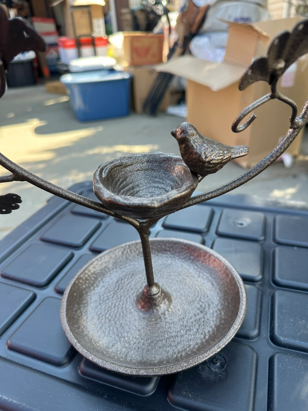 Metal Bird and Nest jewelry Holder - photo 2