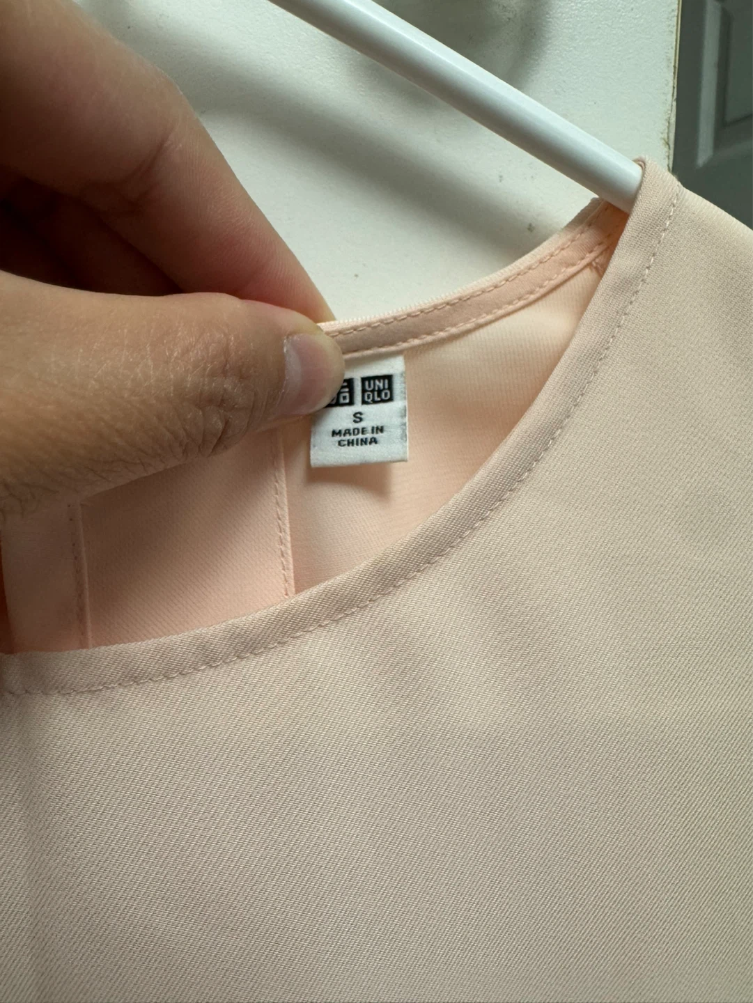 UNIQLO Women's Short Sleeve Top - Pink - Size S