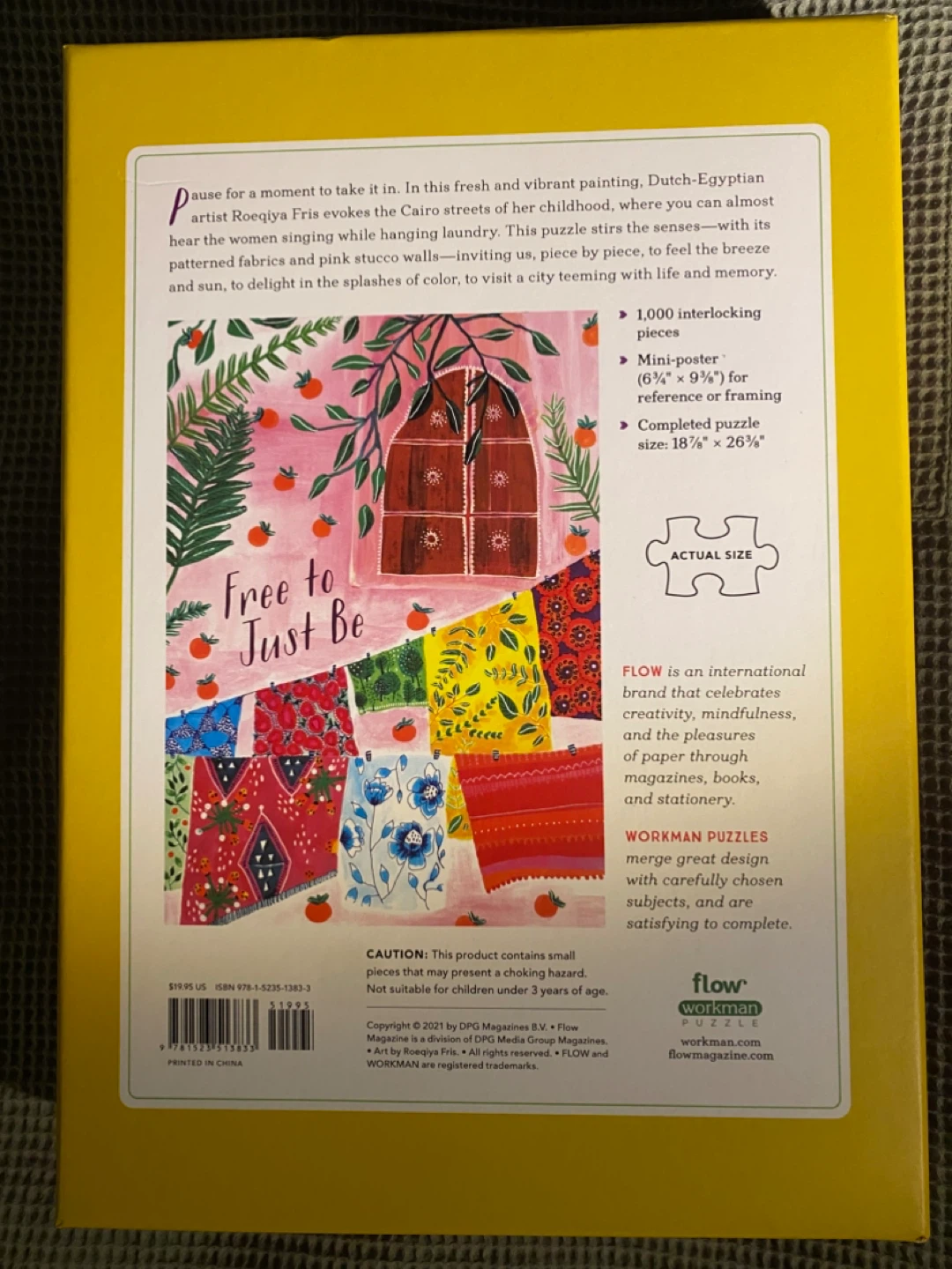 Flow 1,000 Piece Puzzle "Free to Just Be" - photo 2