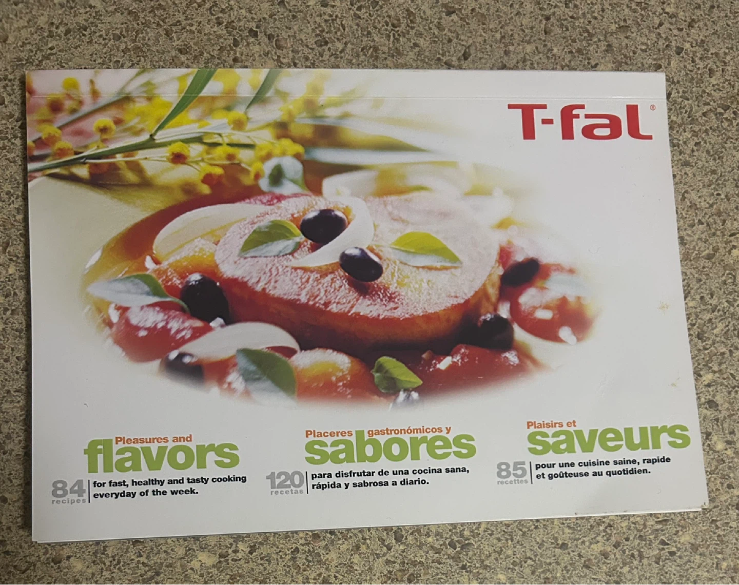 T-fal Cookbook: Flavors, Sabores, Saveurs