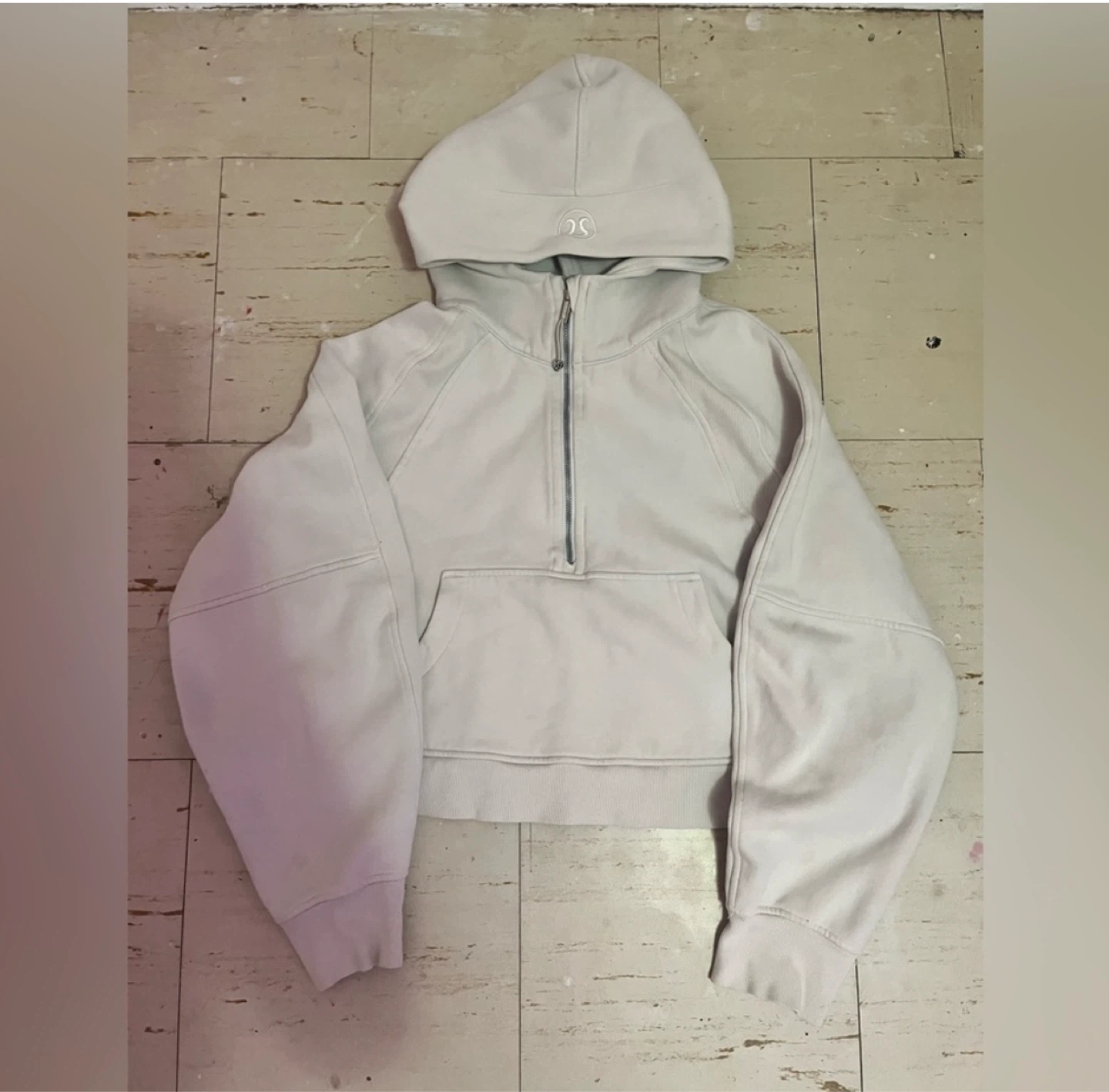 Lululemon Cropped Scuba Half-Zip Hoodie