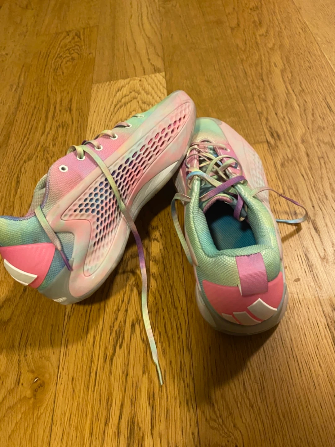 Adidas AE1 Anthony Edwards Rainbow / Multi Size 9.5 BRAND NEW