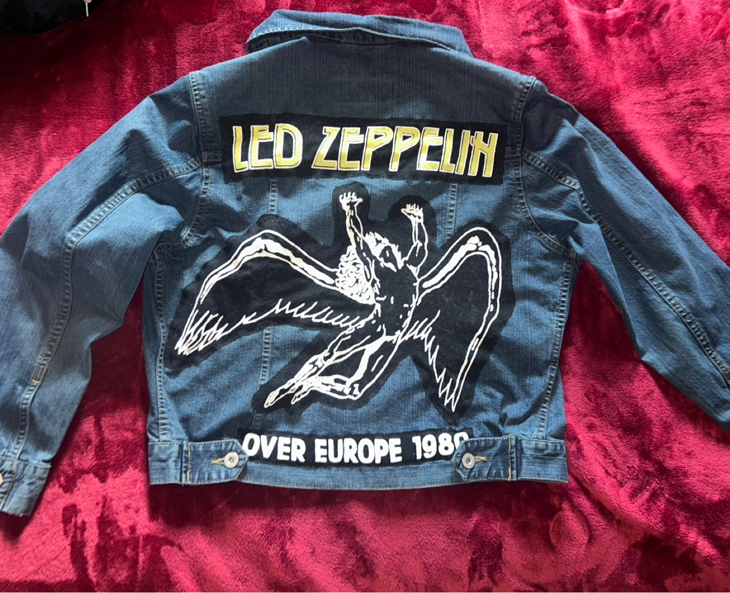 Led Zeppelin "Over Europe 1980" Denim Jacket
