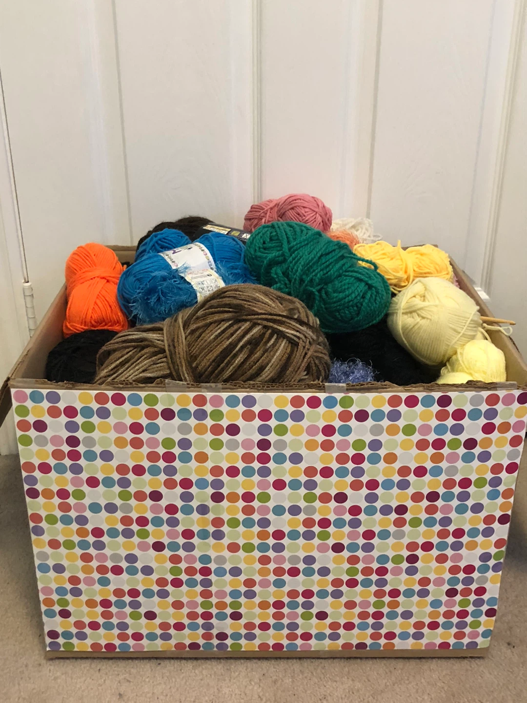 Big box of yarn