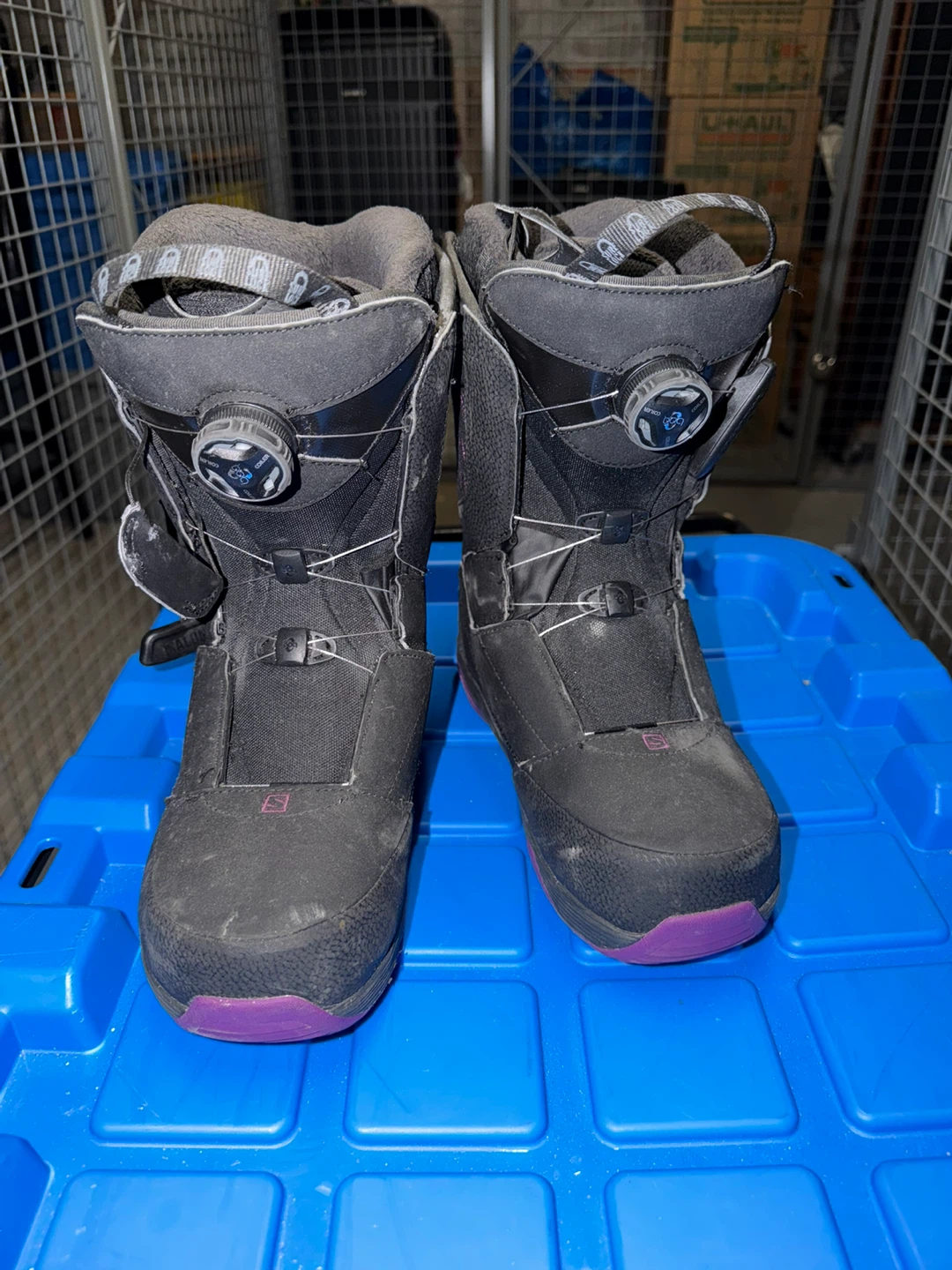 Salomon Snowboard Boots - Black/Purple