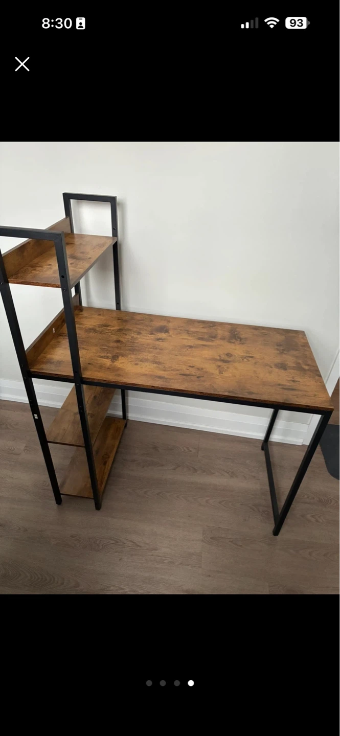 Computer desk with shelves - photo 2