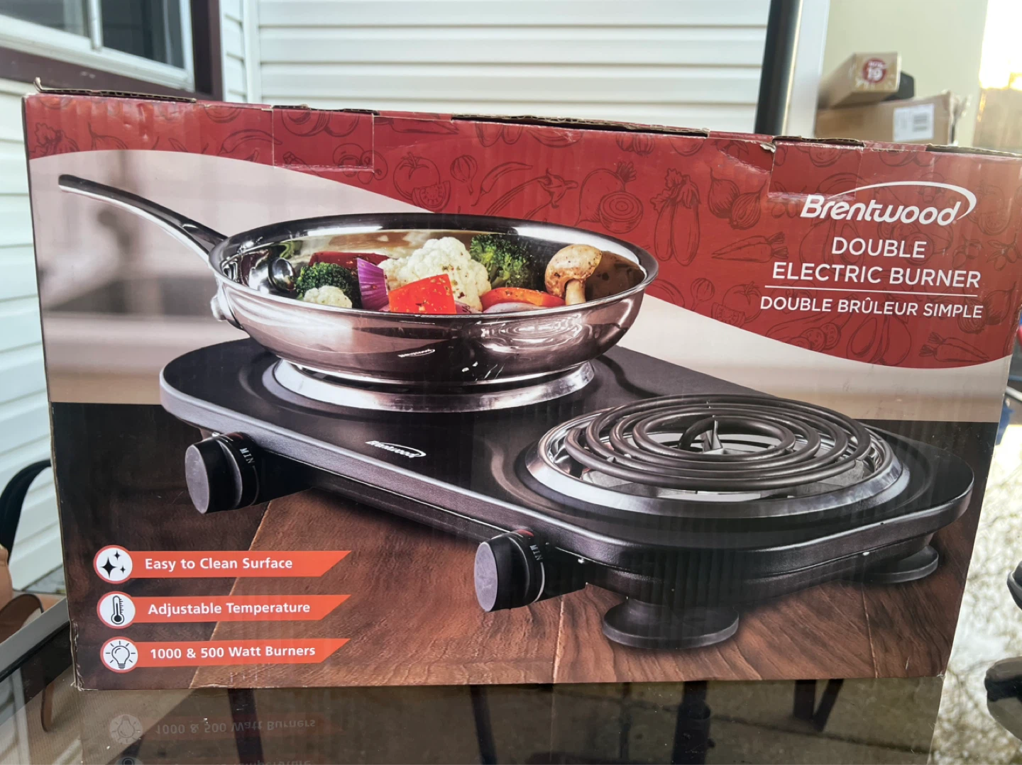 Brentwood Double Electric Burner