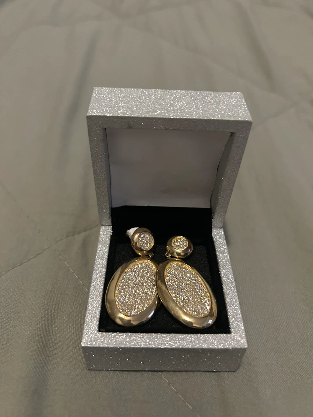 Silver Earrings with Cubic Zirconia