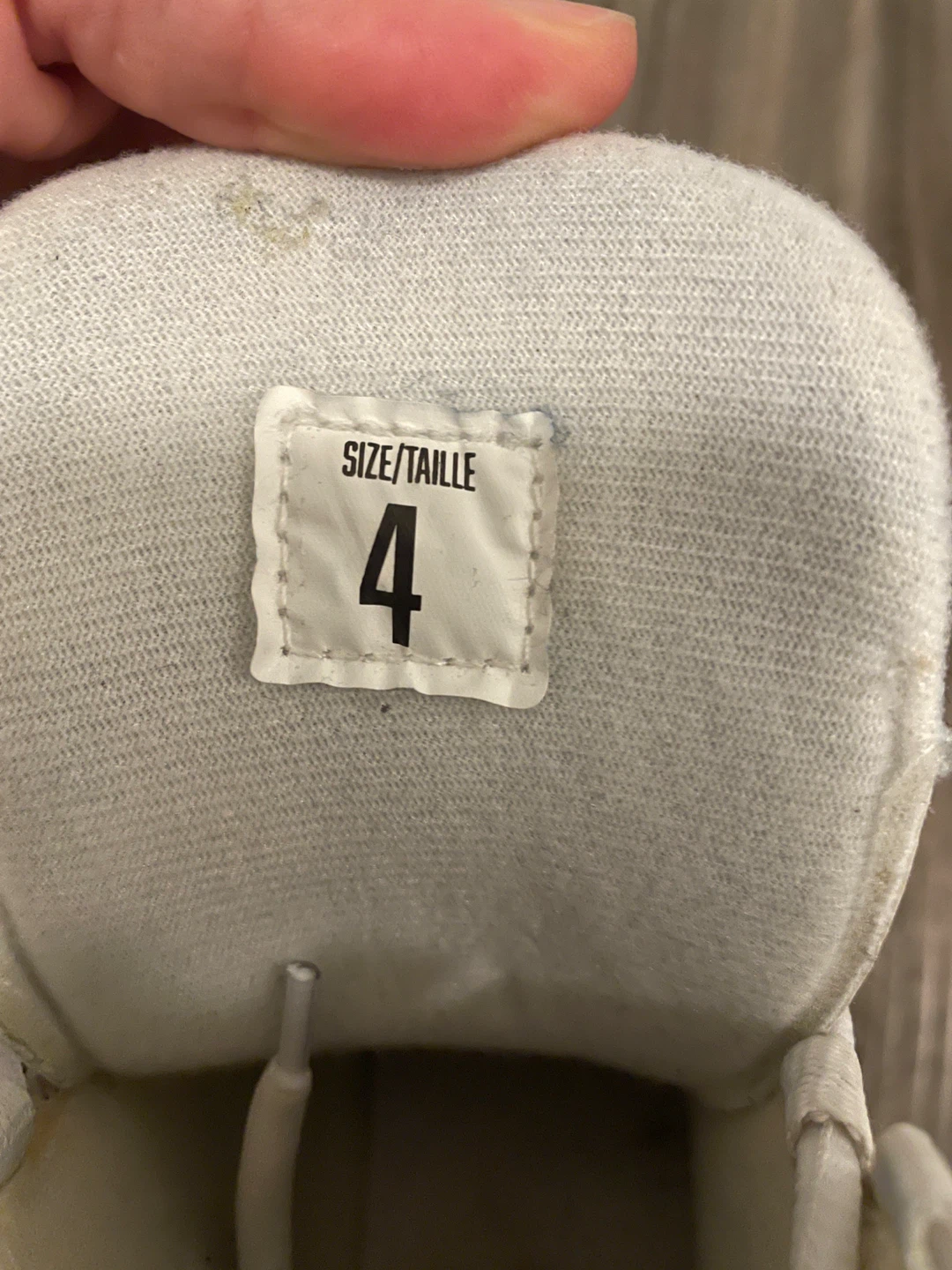 White Ice Skates Size 4 - photo 3