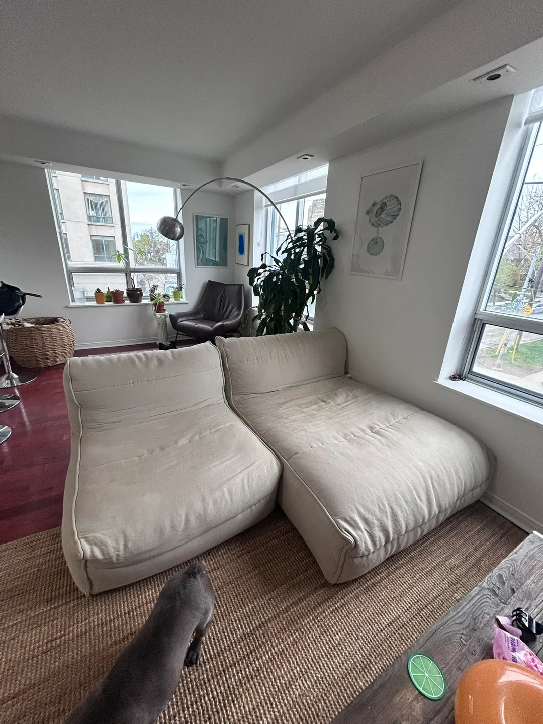 Two piece small sectional MOVING SALE - photo 2