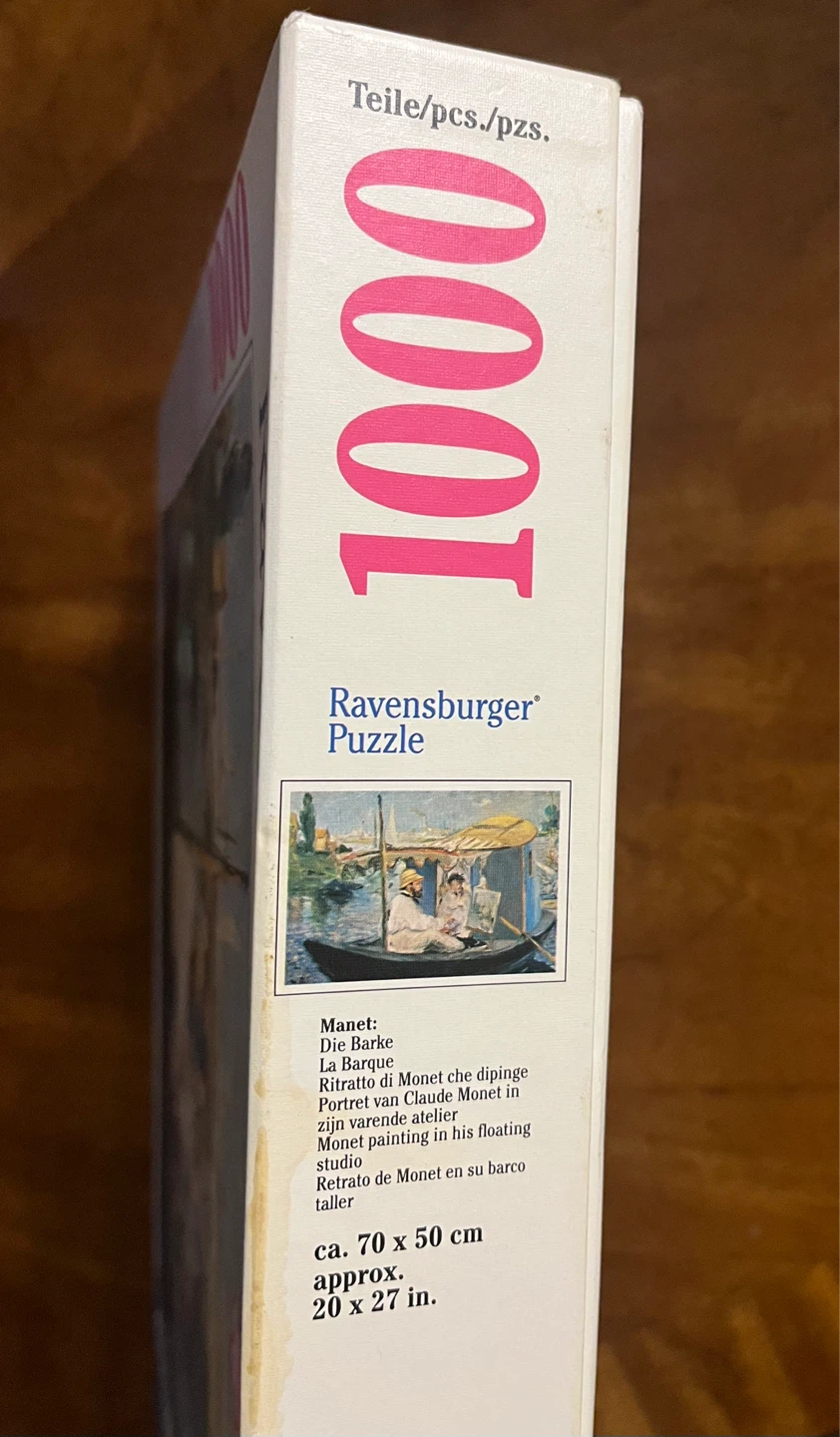 Ravensburger 1000 Piece Puzzle Monet Painting - photo 2