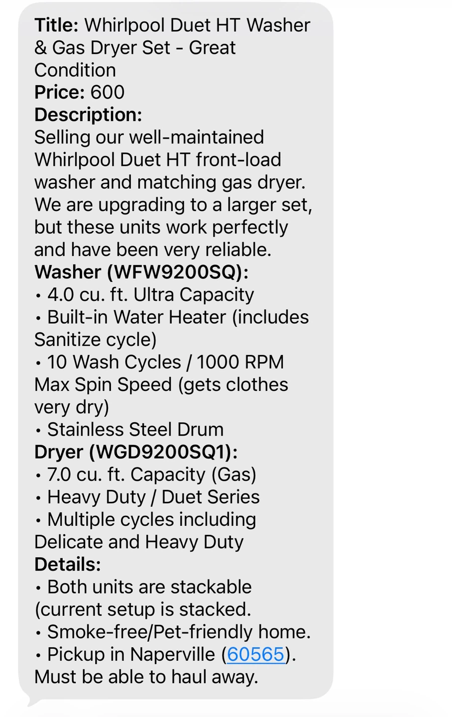 Whirlpool Duet HT Washer & Gas Dryer Set - photo 5