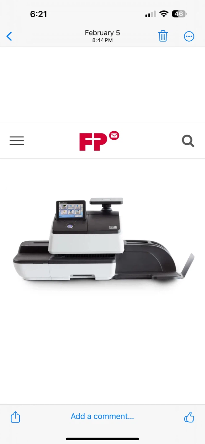 FP PostBase 45 Postage Meter - photo 2