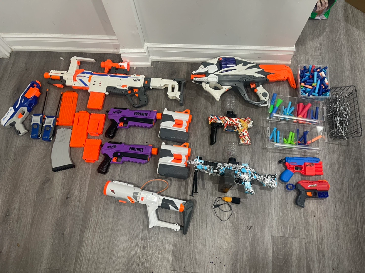 Nerf Fortnite & Elite Blaster Lot with Accessories