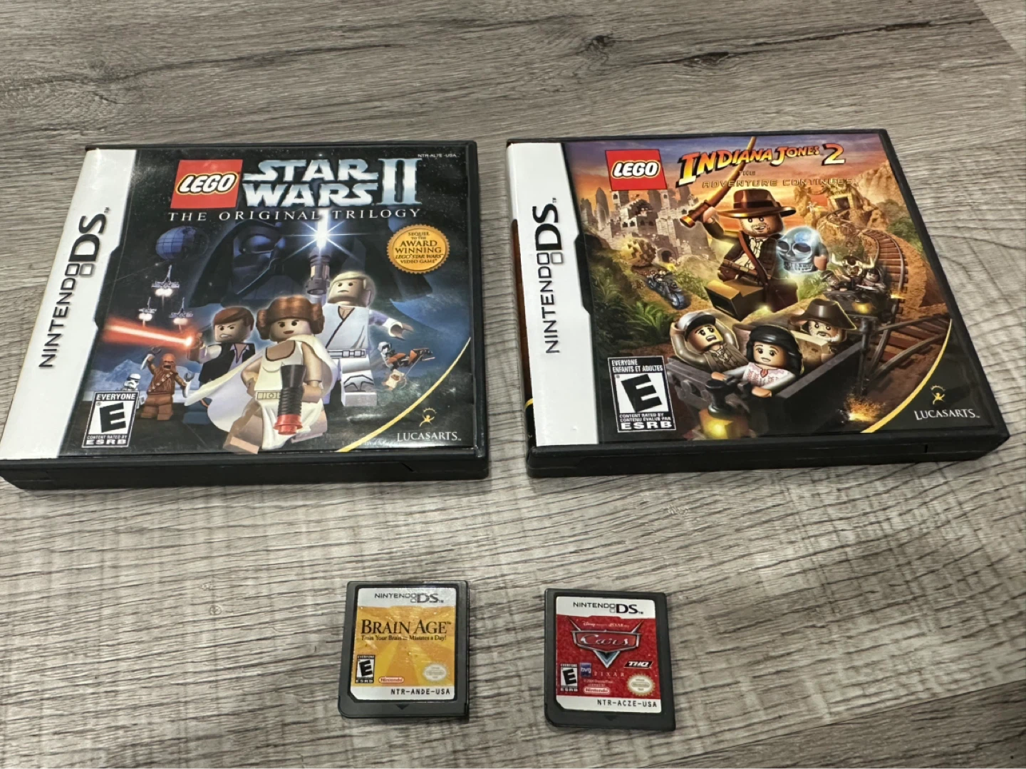 Nintendo DS LEGO Star Wars II & Indiana Jones 2 Games