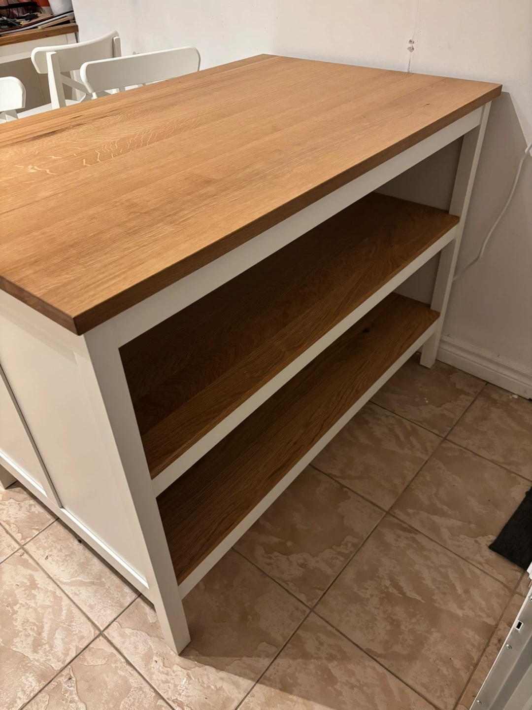 IKEA TORNVIKEN Kitchen Island + 2 Chairs Like New – $200 - photo 2