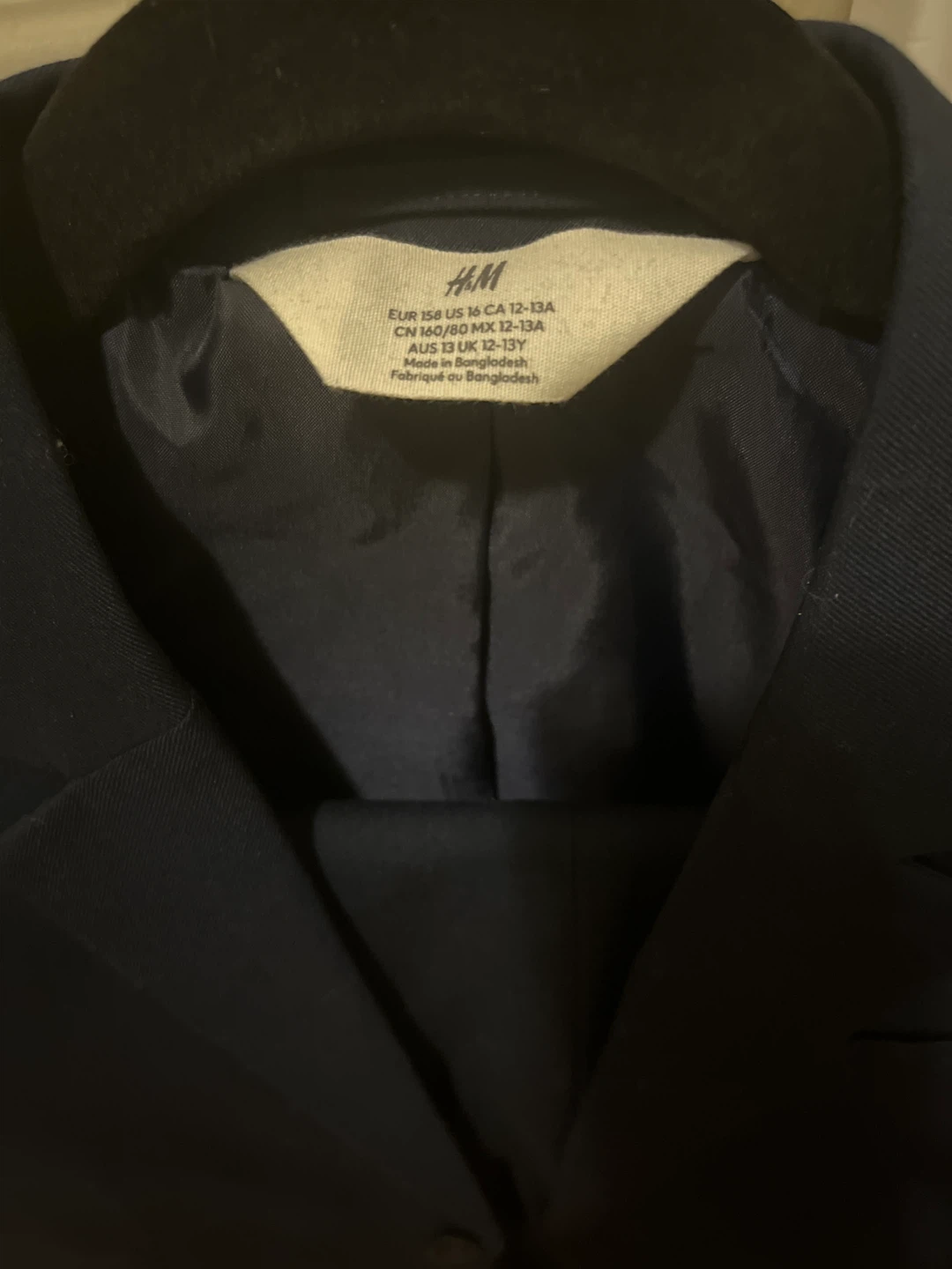 H&M Navy Suit - Kids Size 12-13 Years - photo 2