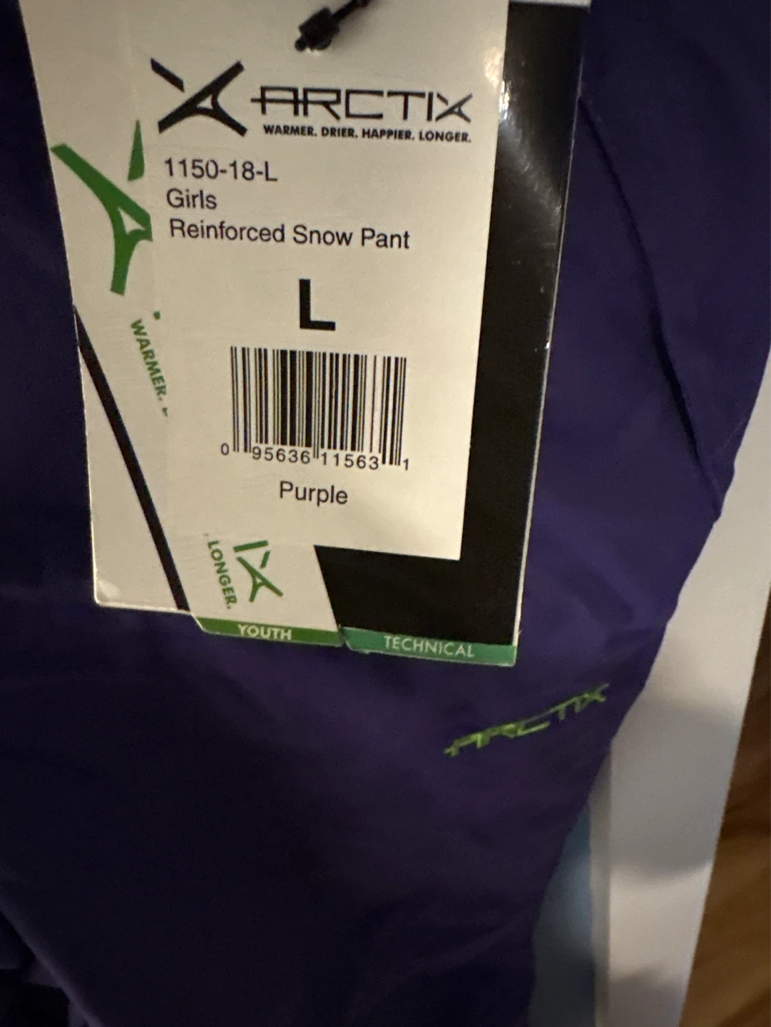 Arctix Girls Reinforced Snow Pants - photo 2